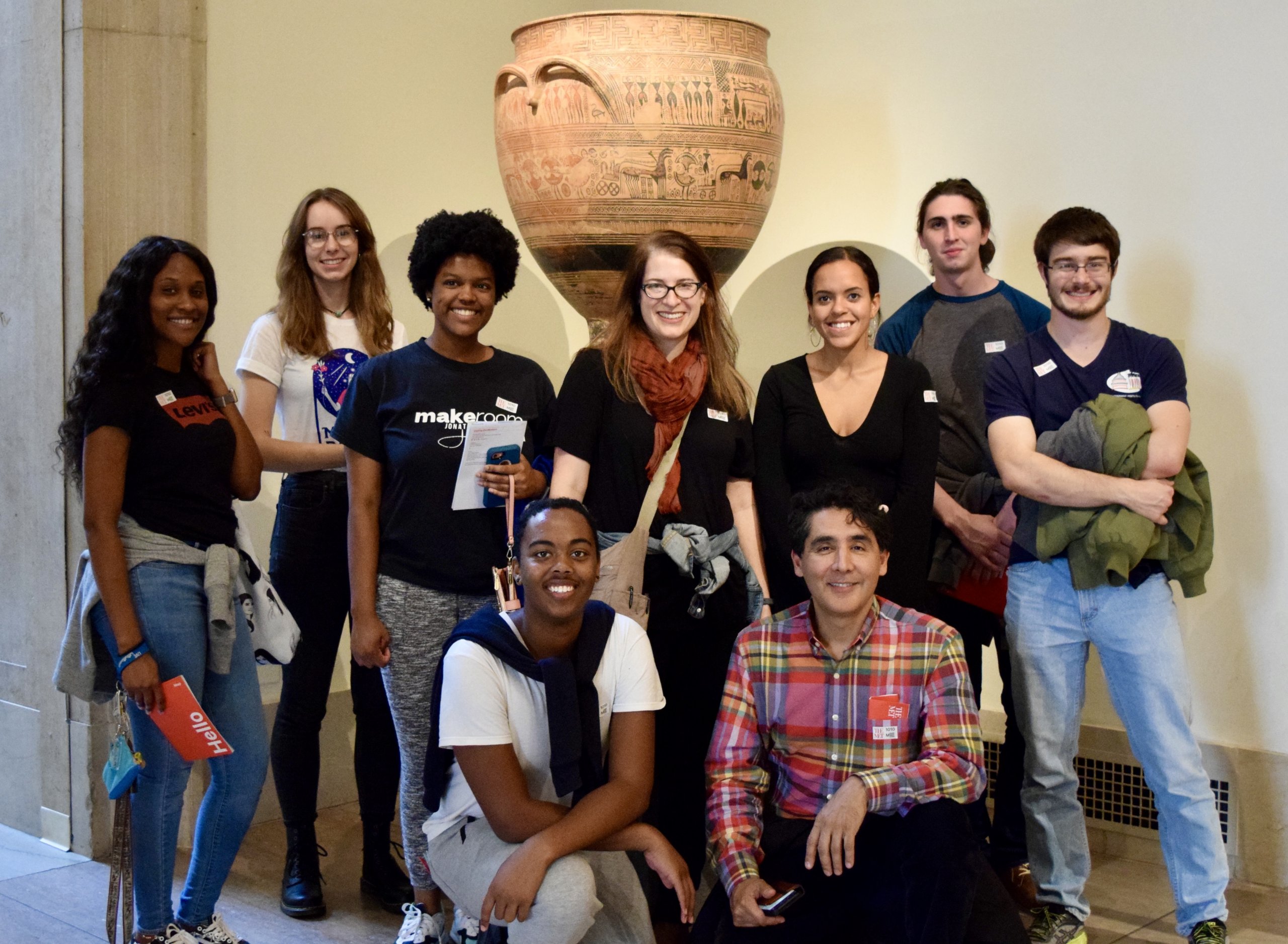 Metropolitan Museum of Art, New York City, visit with AADS and Honors students from “Africans in the Greco-Roman World” AADS/Honors class with Dr. Muich and Dr. Ali and student from NC State University