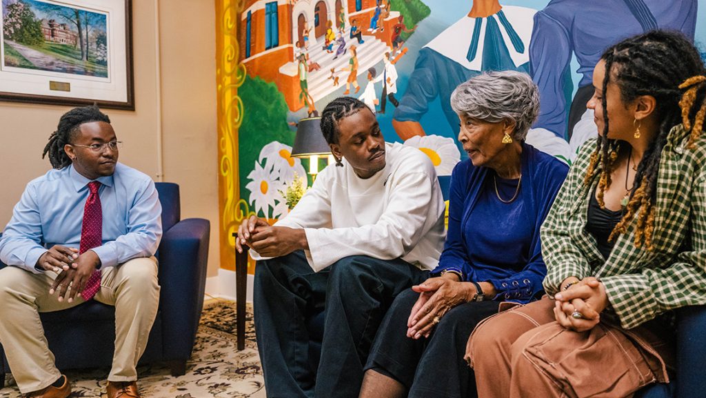 Myles Wilder, Jalani Maxwell, JoAnne Smart Drane, and Aminah Coppage