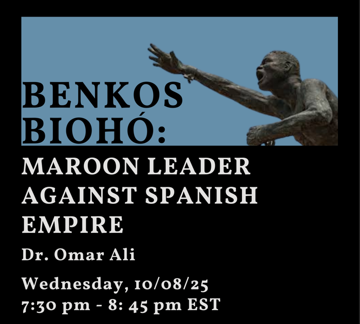 poster for Benkos Biohó event, October 2025