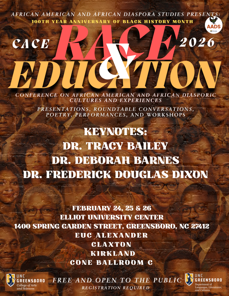 CACE 2026 Poster naming keynotes Dr. Tracy Bailey, Dr. Deborah Barnes, and Dr. Frederick Douglas Dixon